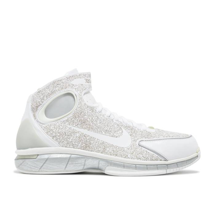 ナイキ Nike 【 Air Zoom Huarache 2K4 Kb \u0027Kobe Laser\u0027 Men White/White-Metallic Silver-Metallic Gold 】 望遠レンズ Huarache ハラチ メンズ 白いこと 白いこと ゴールド