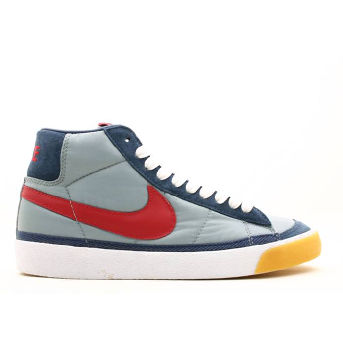 ナイキ Nike 【 W\u0027s Blazer Mid Women Greystone/Varsity Red Mid Navy 】 ブレイザー ミッド レディース Red 赤・赤いこと ミッド 紺色 米国海軍