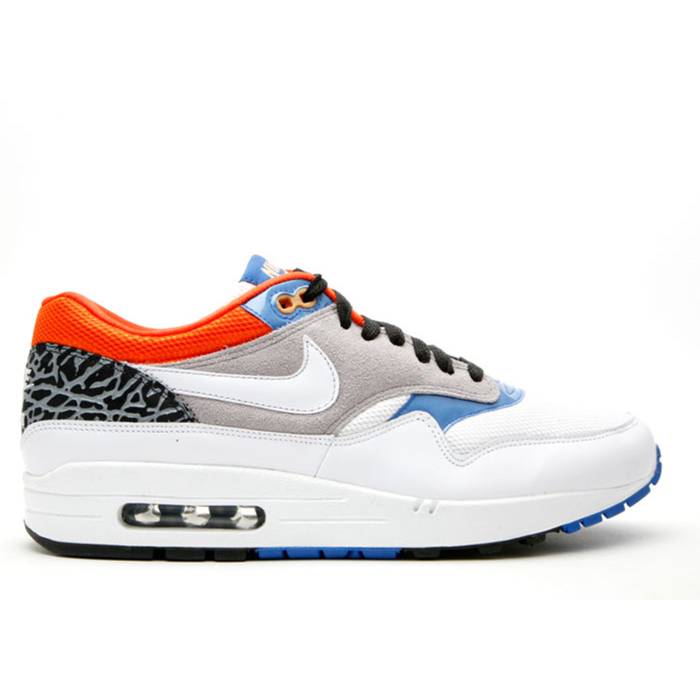 ナイキ Nike 【 Air Max 1 \u0027Football Friendly Pack\u0027 Men White/White/Blue Sapphire/College Orange 】 マックス メンズ 白いこと 白いこと 青み 青色 分科大学 orange 橙・オレンジ色