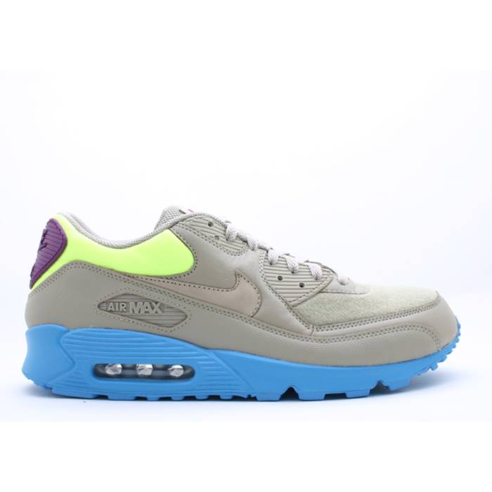 ナイキ Nike 【 Air Max 90 Premium Men Reed/Reed-Volt-Vivid Blue 】 マックス Premium プレミアム メンズ 青色 ブルー｜スニケス
