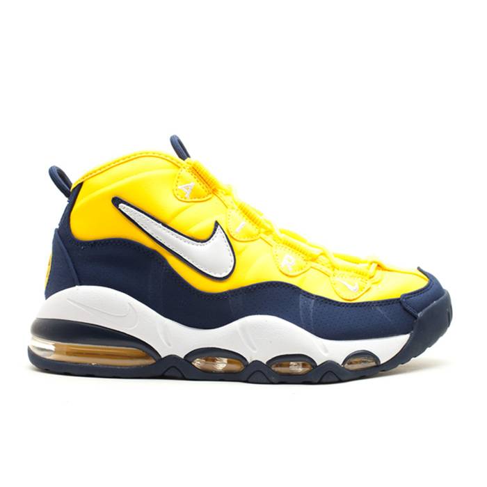 ナイキ Nike 【 Air Max Tempo Le Hoh \u0027Michigan\u0027 Men Tour Yellow/White-Mid Navy 】 マックス メンズ yellow 黄味がかった・黄色 紺色 米国海軍