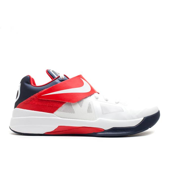 ナイキ Nike 【 Zoom Kd 4 'Usa' Men White/White-Obsidian-University Red 】 ズーム メンズ 白色 ホワイト Red 赤・レッド|スニケス