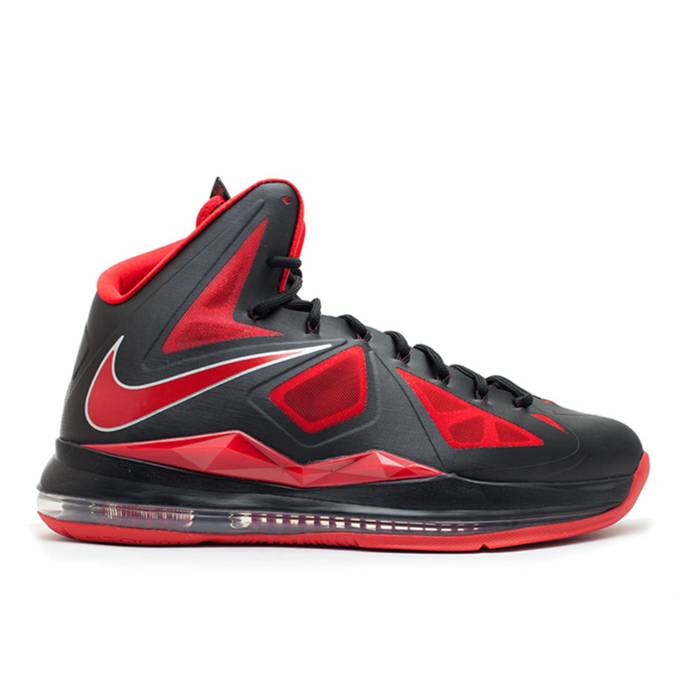 ナイキ Nike 【 Lebron 10 'Heat Away' Men Black/Unvrsty Red-Mtllc Slvr 】 Lebron レブロン メンズ 黒色 ブラック