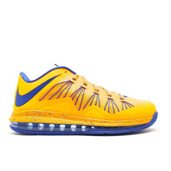 ナイキ Nike 【 Air Max Lebron 10 Low \u0027Knicks\u0027 Men Bright Citrus/Hyper Blue-Blackened Blue-White 】 マックス Lebron レブロン メンズ