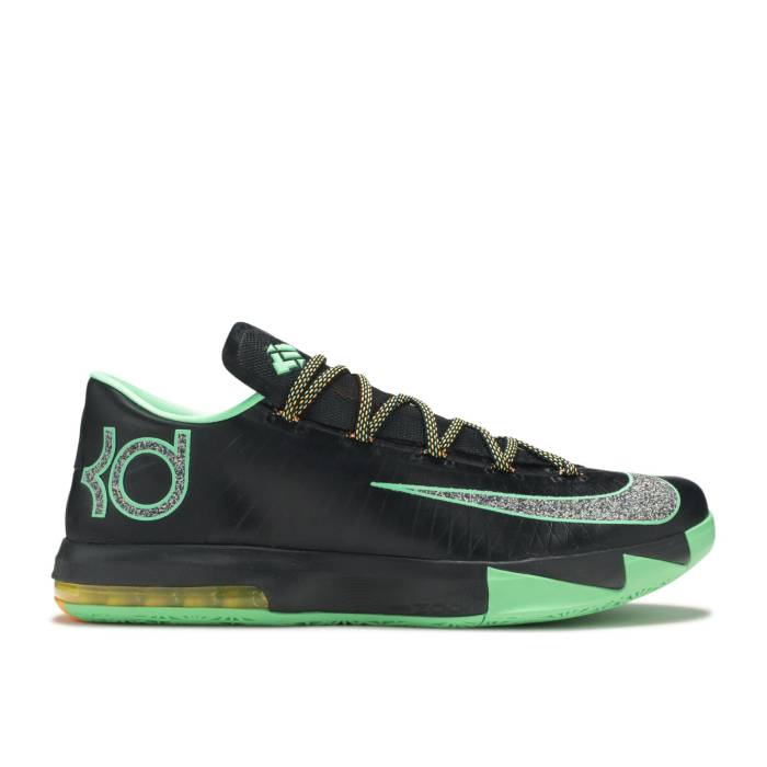 ナイキ Nike 【 Kd 6 \u0027Night Vision\u0027 Men Black/Metallic-Clear-Light Lucid Green-Atomic Mango 】 メンズ 黒いこと 黒いこと
