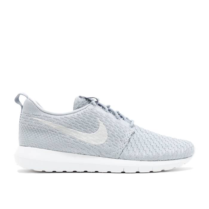 ナイキ Nike 【 Roshe Nm Flyknit Men Wolf Grey/Wolf Grey-White 】 フライニット メンズ 灰色 グレー