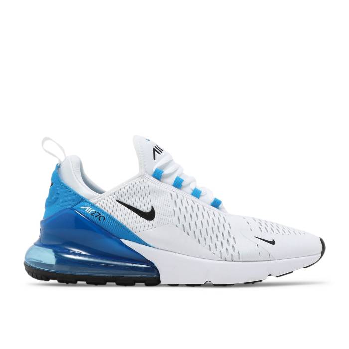 ナイキ Nike 【 Air Max 270 \u0027White Photo Blue\u0027 Men White/Black-Photo Blue-Pure Platinum 】 マックス メンズ 白いこと 白いこと Platinum プラチナム
