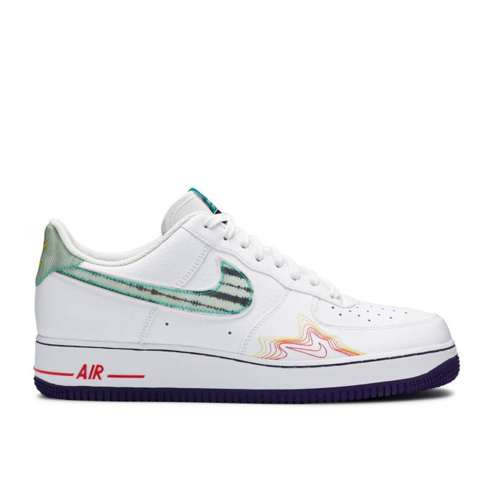 ナイキ Nike 【 De’aaron Fox X Brittney Griner X Air Force 1 Low \u0027Pregame Pack - Music\u0027 Men White/Red/Green/Purple 】 稲荷 メンズ 白いこと 白いこと Red 赤・赤いこと green 緑・緑であること Purple 紫・パープル