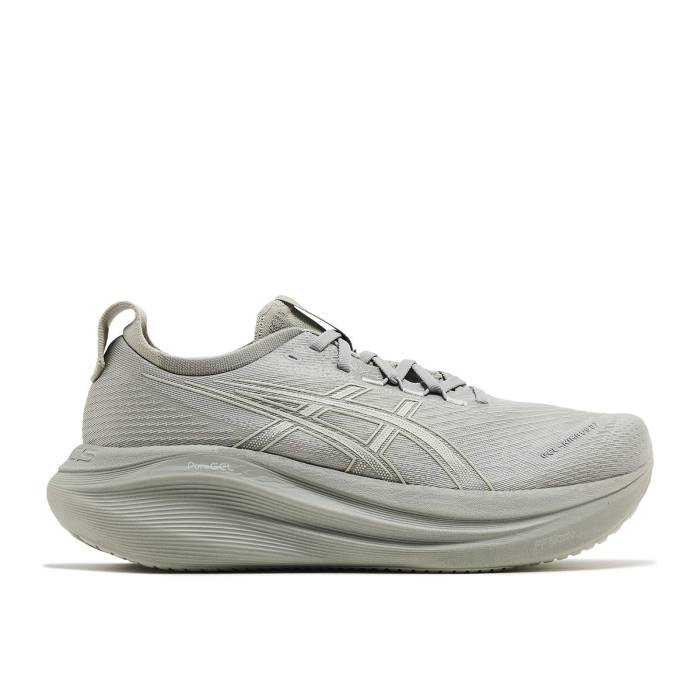 アシックス Asics 【 Gel Nimbus 27 eal Grey Men Seal Grey/Lake Grey 】 メンズ 灰色 グレー