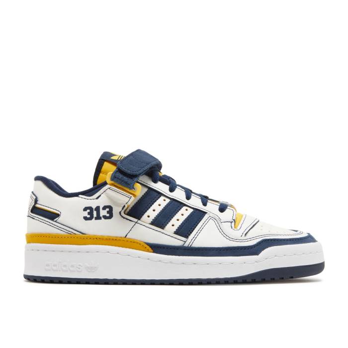 アディダス Adidas 【 Forum Low \u0027313 Day\u0027 Snipes Exclusive Men Footwear White/Collegiate Navy/Bold Gold 】 討論会 メンズ 白いこと 白いこと 紺色 米国海軍 ゴールド