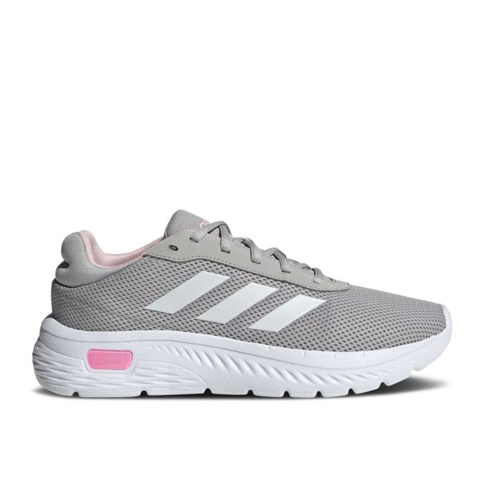 アディダス Adidas 【 Wmns Cloudfoam Comfy \u0027Grey Clear Pink\u0027 Women Grey Two/Cloud White/Clear Pink 】 レディース 薄墨色 薄墨色 白いこと 白いこと pink サクラ色