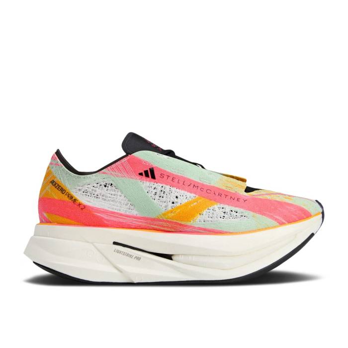 アディダス Adidas 【 Stella Mccartney X Wmns Adizero Prime X 2.0 Strung \u0027Linen Green Core Pink\u0027 Women Linen Green/Off White/Core Pink 】 アディゼロ green 緑・緑であること 中核グループ レディース green 緑・緑であること 白いこと 白いこと
