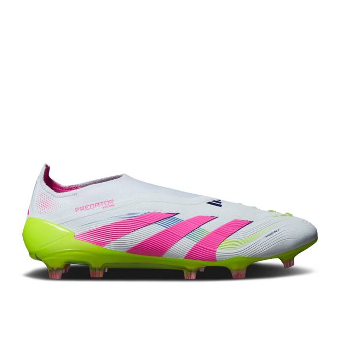アディダス Adidas 【 Predator 24 Elite Laceless Fg 'Celestial Victory Pack' Men Cloud White/Lucid Pink/Lucid Lemon 】 プレデター エリート Victory ビクトリー メンズ 白色 ホワイト pink ピンク｜スニケス