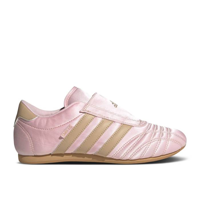 アディダス Adidas 【 Wmns Taekwondo \u0027Clear Pink Satin\u0027 Women Clear Pink/Magic Beige/Gum 】 pink サクラ色 レディース pink サクラ色 神通力 ベージュ