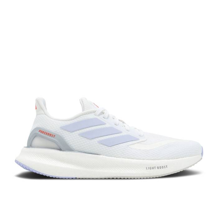 アディダス Adidas 【 Wmns Pureboost 5 \u0027White Violet Tone\u0027 Women Cloud White/Violet Tone/Grey One 】 紫・相撲取り草 レディース 白いこと 白いこと 紫・相撲取り草 薄墨色 薄墨色