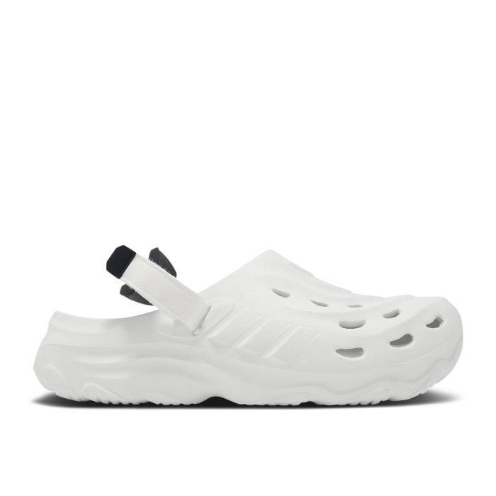 アディダス Adidas 【 Maxxclog 'White Black' Men Core White/Core Black/Core White 】 メンズ コア 白色 ホワイト 黒色 ブラック｜スニケス
