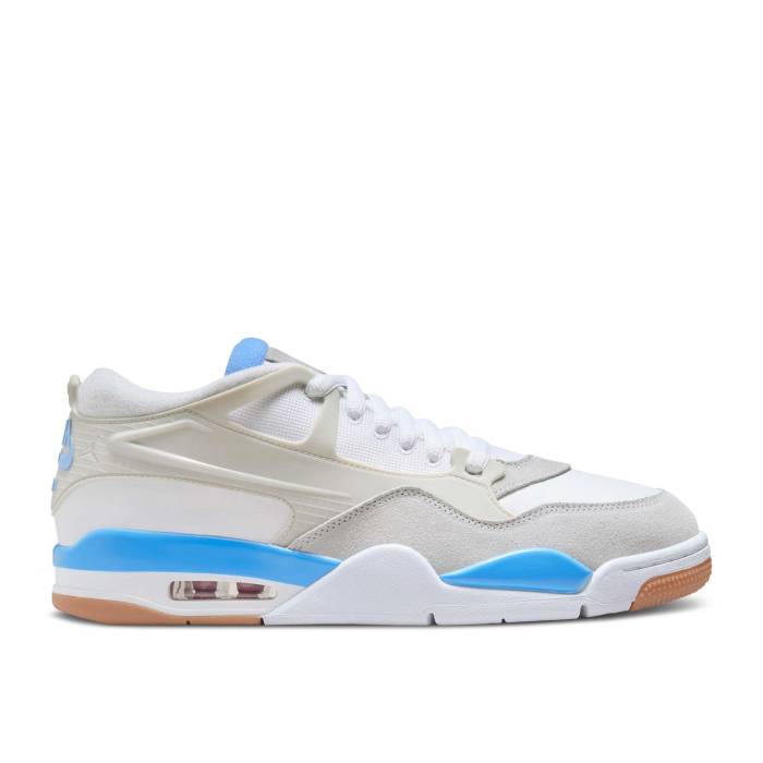 ナイキ エアジョーダン Air Jordan 【 Jordan 4 Rm \u0027University Blue\u0027 Men White/Neutral Grey/University Blue 】 メンズ 白いこと 白いこと 薄墨色 薄墨色 青味 青み