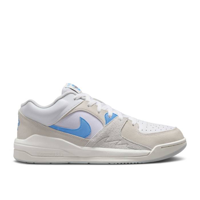 ナイキ エアジョーダン Air Jordan 【 Jordan Stadium 90 \u0027White University Blue\u0027 Men White/Metallic Silver/University Blue 】 闘技場 メンズ 白いこと 白いこと Silver しろがね色・しろがね色 青味 青み