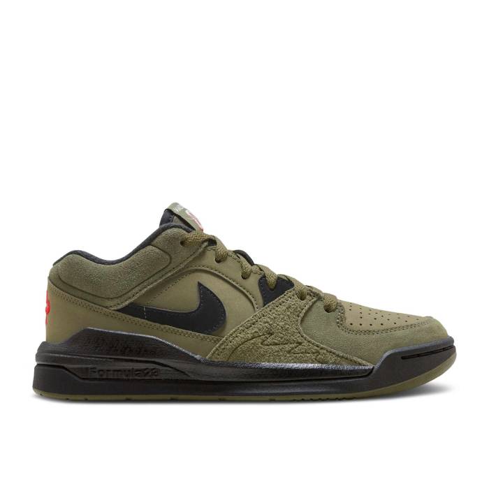 ナイキ エアジョーダン Air Jordan 【 Jordan Stadium 90 ガウス \u0027Medium Olive\u0027 Youth Medium Olive/University Red/Sail/Black 】 闘技場 お坊っちゃん キッズ olive オリーブ Red 赤・赤いこと 黒いこと 黒いこと