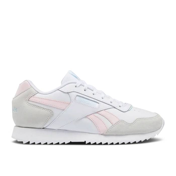 リーボック Reebok 【 Wmns Glide Ripple \u0027White Grey Porcelain Pink\u0027 Women Cloud White/Pure Grey/Porcelain Pink 】 グライド 薄墨色 薄墨色 レディース 白いこと 白いこと 純然たる 薄墨色 薄墨色 pink サクラ色