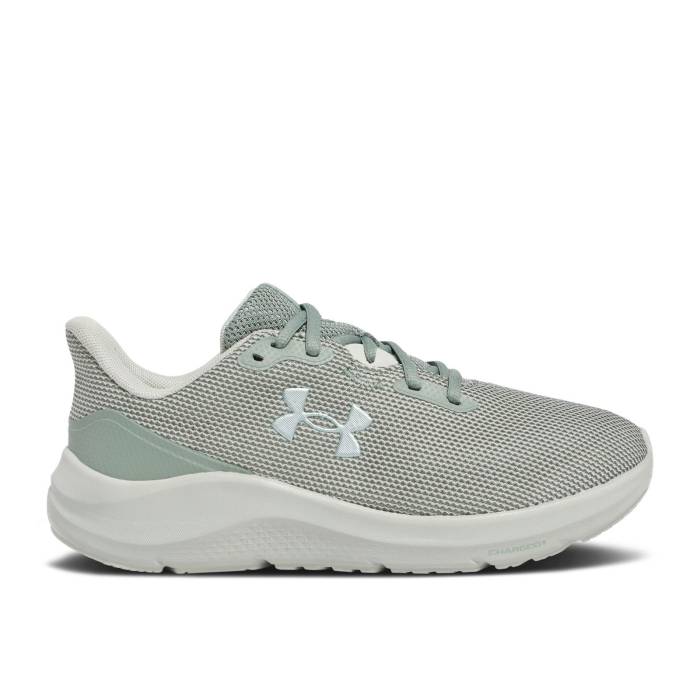 アンダーアーマー Under Armour 【 Wmns Charged Pursuit 4 \u0027Silica Green\u0027 Women Silica Green/Metallic Silica 】 レディース green 緑・緑であること