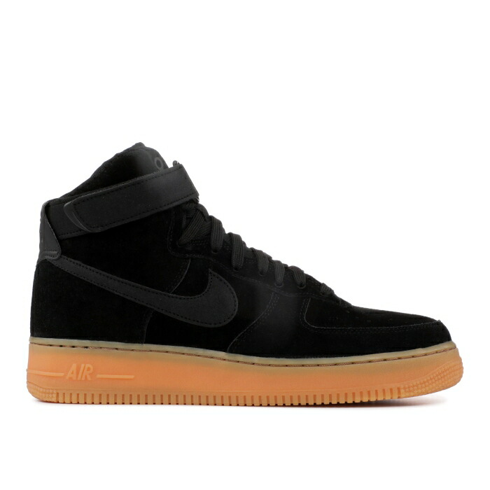ナイキ Nike 【 Air Force 1 High 07 Lv8 Suede 'Black Gum' Men Black/Black-Gum Medium Brown 】 ハイ スエード・スウェード メンズ 黒色 ブラック 茶色 ブラウン 87,835円
