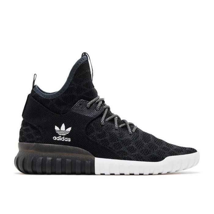 アディダス Adidas 【 Tubular X Primeknit \u0027Core Black Carbon\u0027 Men Core Black/Carbon/Vintage White 】 チューブラ 黒いこと 黒いこと メンズ 中核グループ 黒いこと 黒いこと 炭素 vintage ビンテージ・ヴィンテージ 白いこと ホワイ メンズ靴-スニーカー-靴