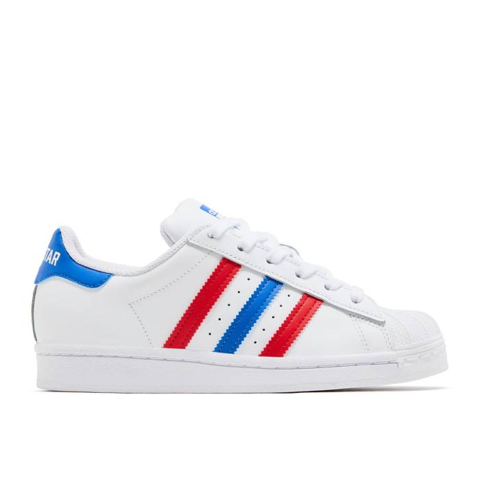 アディダス Adidas 【 Superstar \u0027White Red Blue\u0027 Men Footwear White/Red/Blue 】 Superstar はやりっ子 Red 赤・赤いこと メンズ 白いこと 白いこと Red 赤・赤いこと 青碧 青碧