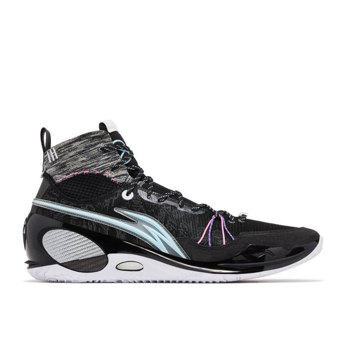 リーニン Li-Ning 【 Way Of Wade 808 3 Ultra V2 Team No Sleep Men Black 】 ウェイド ultra ウルトラ メンズ 黒色 ブラック