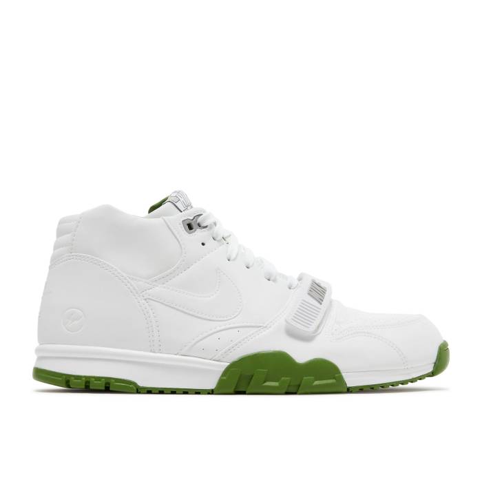 ナイキ Nike 【 Fragment Design X Air Trainer 1 Mid Sp 'White Chlorophyll' Men White/White-Chlorophyll 】 トレーナー ミッド メンズ 白色 ホワイト