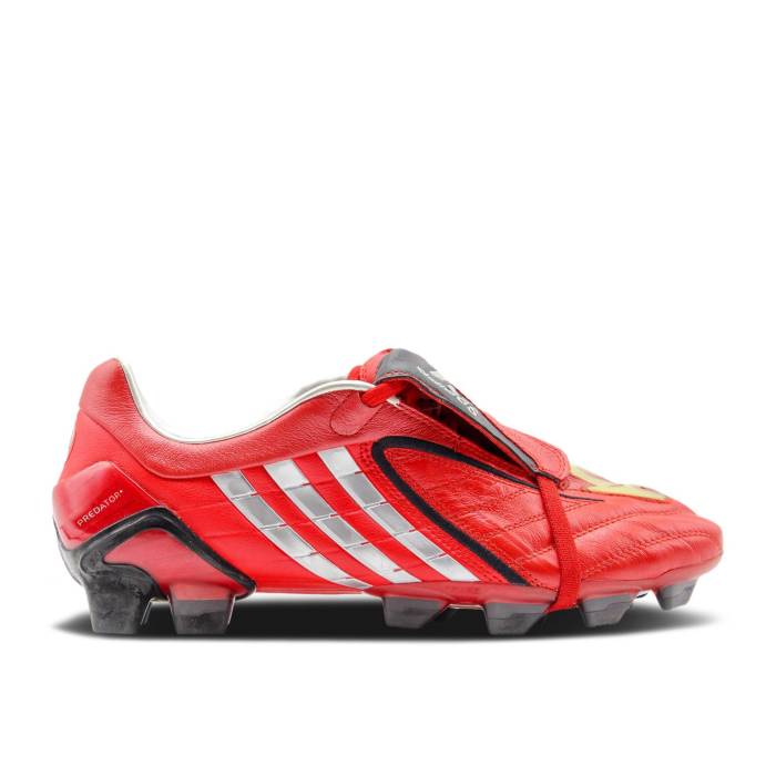 アディダス Adidas 【 Predator Powerswerve Trx Fg \u0027Light Scarlet\u0027 Men Light Scarlet/Silver Metallic/Black 1 】 プレデター メンズ Silver しろがね色・しろがね色 黒いこと 黒いこと