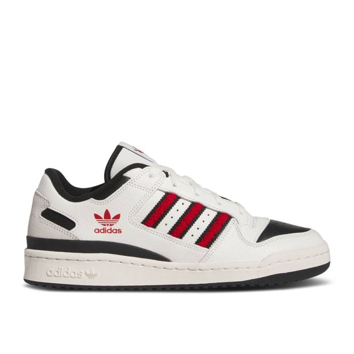 アディダス Adidas 【 Ncaa X Forum Low \u0027Louisville 2023\u0027 Men Core Black/Cloud White/Team Power Red 】 討論会 メンズ 中核グループ 黒いこと 黒いこと 白いこと 白いこと Team 野球クラブ Power 力強さ Red 赤・赤いこと