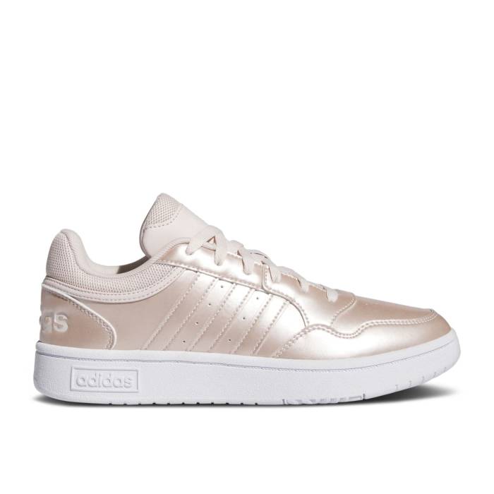 アディダス Adidas 【 Wmns Hoops 3.0 \u0027Metallic Putty Mauve\u0027 Women Cloud White/Putty Mauve/Putty Mauve 】 レディース 白いこと 白いこと