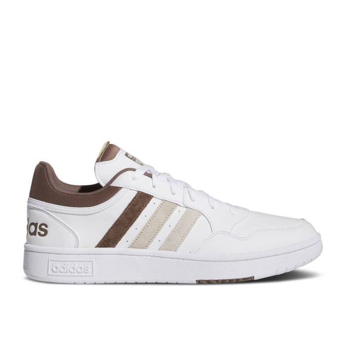アディダス Adidas 【 Hoops 3.0 Low 'Tonal Stripes Pack - Earth Strata' Men Cloud White/Earth Strata/Wonder Beige 】 メンズ 白色 ホワイト ベージュ 36,075円