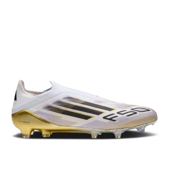 アディダス Adidas 【 Adizero F50 Elite Laceless Fg \u0027Road To Glory Pack\u0027 Men Cloud White/Core Black/Gold Metallic 】 アディゼロ エリート メンズ 白いこと 白いこと 中核グループ 黒いこと 黒いこと ゴールド
