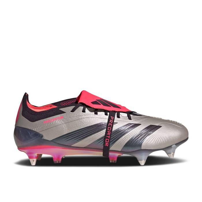 アディダス Adidas 【 Predator Elite Foldover Tongue Sg \u0027Vivid Horizon Pack\u0027 Men Platinum Metallic/Aurora Black/Carbon 】 プレデター エリート メンズ Platinum プラチナム 黒いこと 黒いこと 炭素