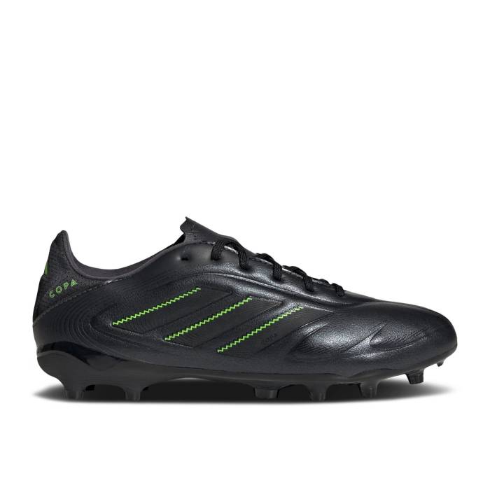 アディダス Adidas 【 Copa Pure 3 League Fg Mg K \u0027Electric Stealth Pack\u0027 Youth Core Black/Dgh Solid Grey/Lucid Lemon 】 純一無雑 ステルス お坊っちゃん キッズ 中核グループ 黒いこと 黒いこと 益荒男 薄墨色 薄墨色