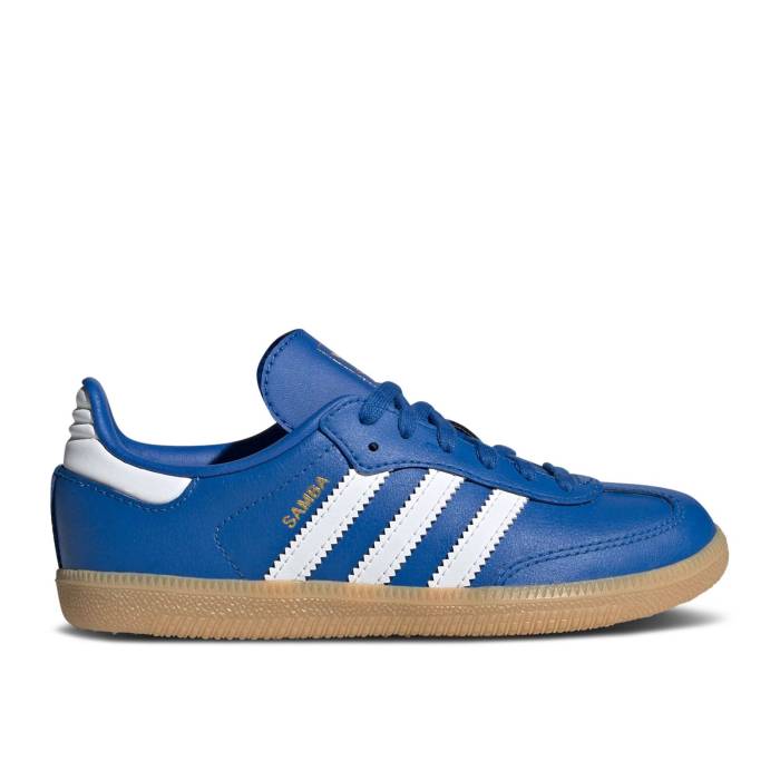 アディダス Adidas 【 Samba Og C \u0027Fourth Of July Pack - Blue\u0027 Youth Blue/Cloud White/Gum 】 サンバ お坊っちゃん キッズ 青碧 青碧 白いこと 白いこと