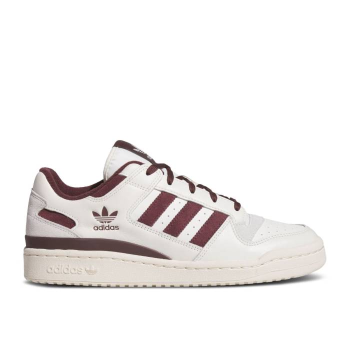 アディダス Adidas 【 Forum Low 塩素 \u0027White Aurora Ruby\u0027 Men Cloud White/Aurora Ruby/Wonder White 】 討論会 メンズ 白いこと 白いこと