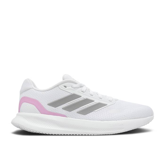 アディダス Adidas 【 Wmns Runfalcon 5 Wide \u0027White Pink\u0027 Women Cloud White/Mgh Solid Grey/Core Black 】 レディース 白いこと 白いこと 益荒男 薄墨色 薄墨色 中核グループ 黒いこと 黒いこと