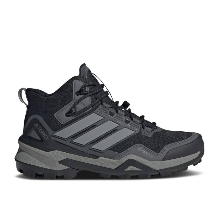 アディダス Adidas 【 Wmns Terrex Skychaser Mid Gore-Tex \u0027Black Grey\u0027 Women Core Black/Grey Three/Grey Six 】 ミッド ゴアテックス レディース 中核グループ 黒いこと 黒いこと 薄墨色 薄墨色