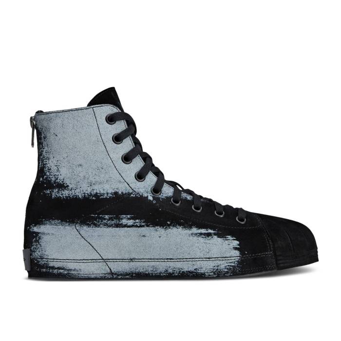 アディダス Adidas 【 Y-3 Nizza Star \u0027Black Off White\u0027 Men Black/Black/Off White 】 メンズ 黒いこと 黒いこと 白いこと 白いこと