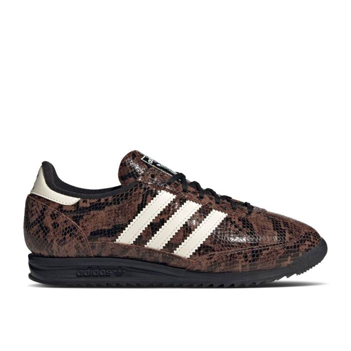 アディダス Adidas 【 Wmns Sl72 Og \u0027Snakeskin Brown\u0027 Women Preloved Brown/Core Black/Cream White 】 レディース 赤銅色 赤銅色 中核グループ 黒いこと 黒いこと 皮膚軟化剤 白いこと 白いこと
