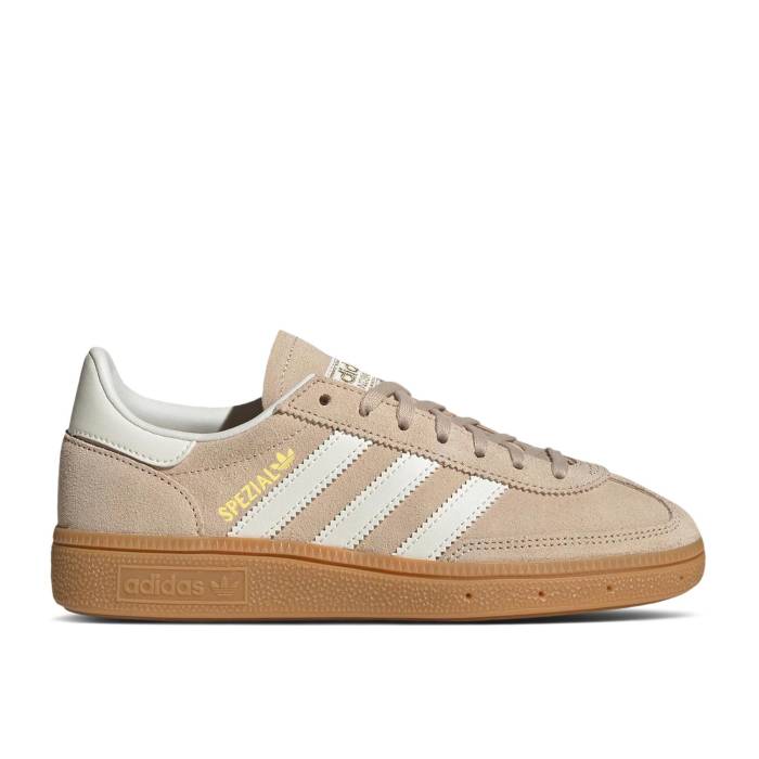 アディダス Adidas 【 Handball Spezial J \u0027Magic Beige Off White Gum\u0027 Youth Magic Beige/Off White/Gum 】 ハンドボール スペシアル ベージュ 白いこと 白いこと お坊っちゃん キッズ 神通力 ベージュ 白いこと 白いこと