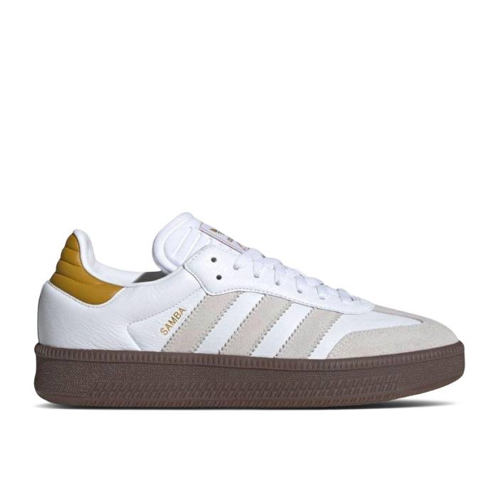 アディダス Adidas 【 Samba Xlg Footwear White Dash Grey Gold Men Footwear White/Dash Grey/Gold 】 サンバ 白色 ホワイト 灰色 グレー メンズ 白色 ホワイト 灰色 グレー ゴールド