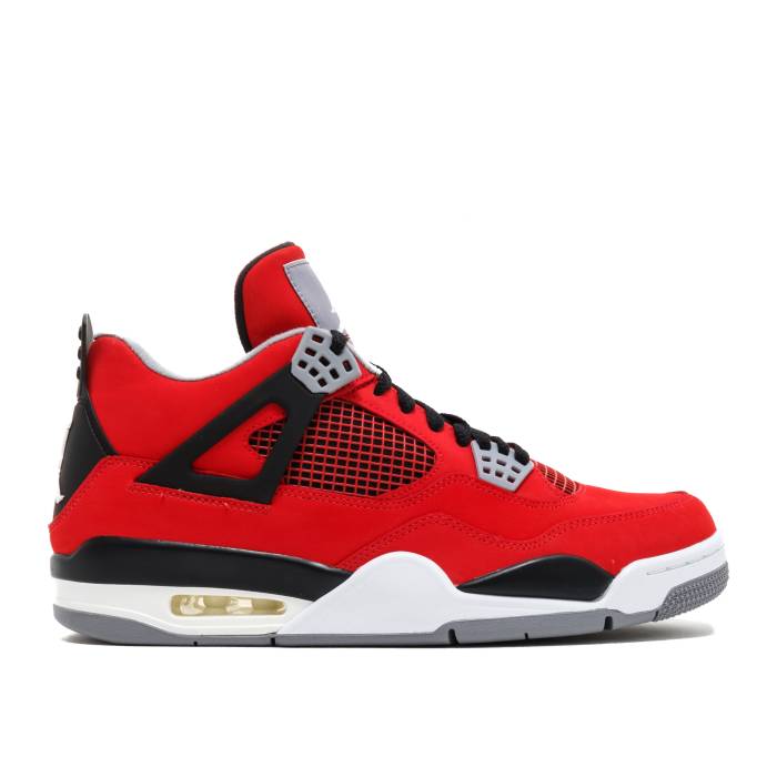 ナイキ エアジョーダン Air Jordan 【 Jordan 4 Retro \u0027Toro Bravo\u0027 2013 Men Fire Red/White/Black/Cement Grey 】 レトロ メンズ たき火 Red 赤・赤いこと 白いこと 白いこと 黒いこと 黒いこと 薄墨色・シメント 薄墨色 薄墨色