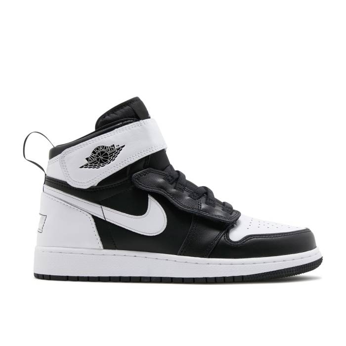 ナイキ エアジョーダン Air Jordan 【 Jordan 1 High Flyease ガウス \u0027Black White\u0027 Youth Black/White 】 ご機嫌 お坊っちゃん キッズ 黒いこと 黒いこと 白いこと 白いこと