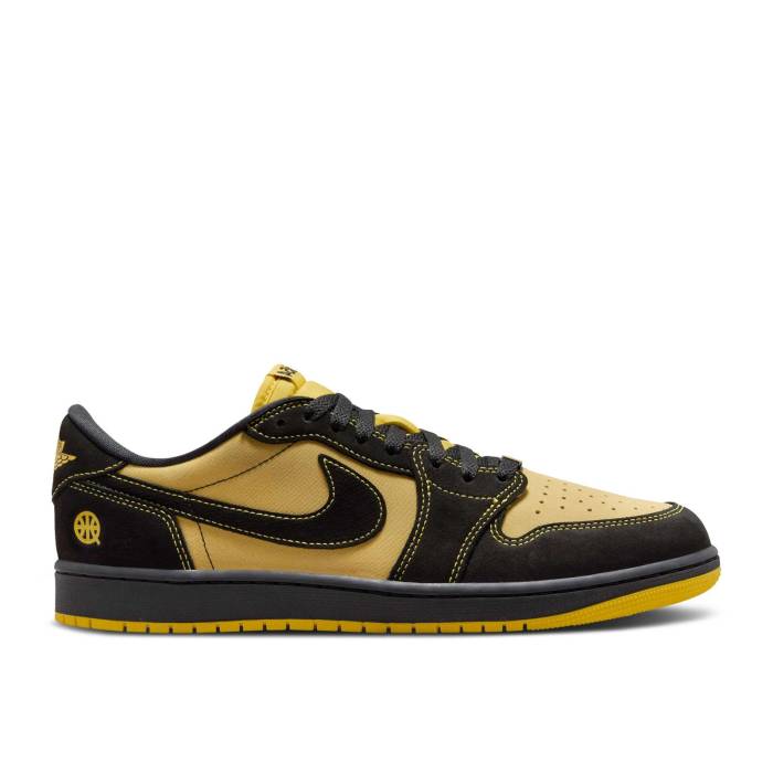 ナイキ エアジョーダン Air Jordan 【 Jordan 1 Retro Low Og \u0027Quai 54\u0027 Men Black/Tour Yellow/Chile Red 】 レトロ メンズ 黒いこと 黒いこと yellow 黄味がかった・黄色 Red 赤・赤いこと