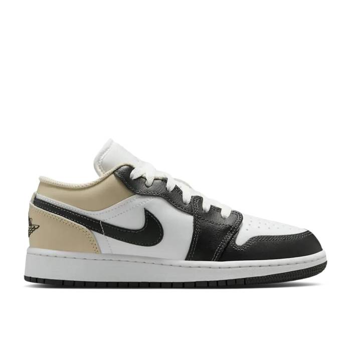 ナイキ エアジョーダン Air Jordan 【 Jordan 1 Low Gs 'Summit White Off Noir' Youth Summit White/Rattan/Off Noir 】 白色 ホワイト ジュニア キッズ 白色 ホワイト|スニケス