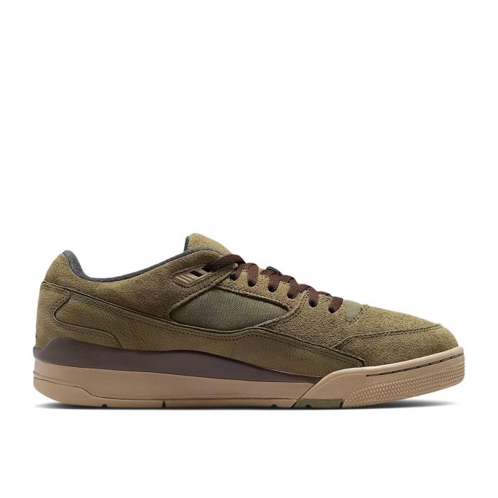 ナイキ エアジョーダン Air Jordan 【 Jordan Flight Court \u0027Medium Olive Khaki\u0027 Men Medium Olive/Khaki/Baroque Brown/Black 】 Flight 飛行 厚地の外套 olive オリーブ メンズ olive オリーブ カーキ 赤銅色 赤銅色 黒いこと ブ